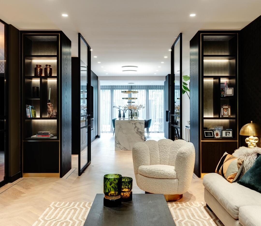 Appartement Amsterdam compleet opnieuw ingericht - Dibbet Doors